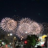 花火大会に行きました
